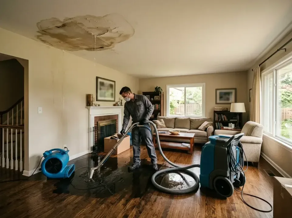 attic-pipe-burst-ceiling-drip-008 — frequently asked questions, Water Damage Restoration & Carpet Care in Unionville, GA